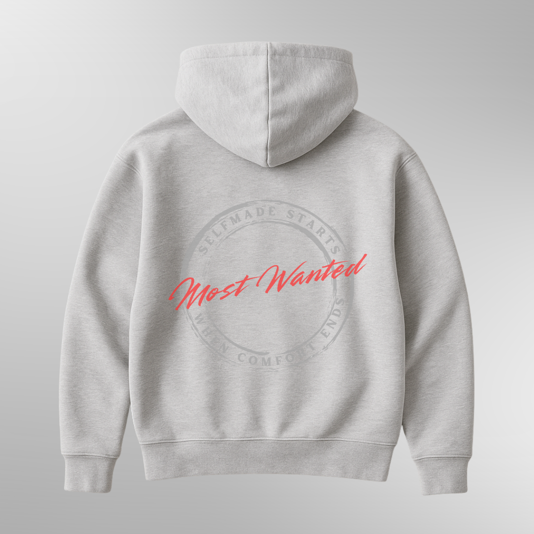 TSW „Most Wanted“ – Oversized Zipper Hoodie