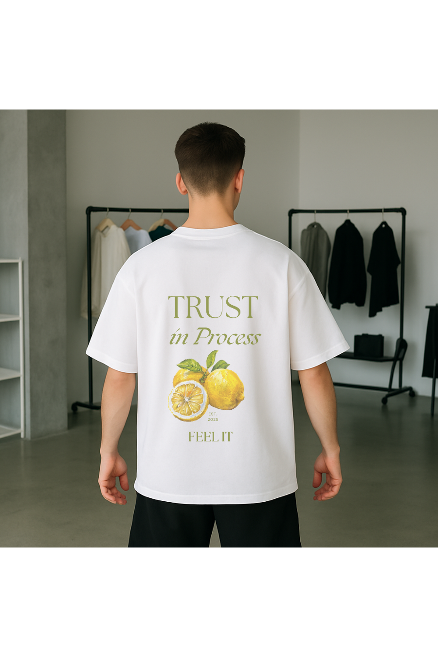 TSW „Trust in Process“ Oversized T-Shirt Blast