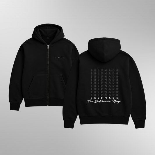 TSW "Selfmade Stack" Oversized Zipper Hoodie