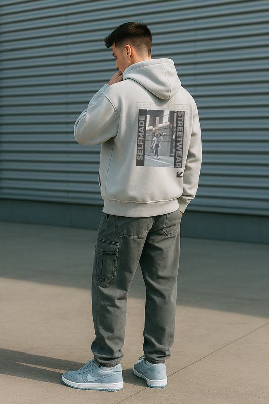 TSW "Selfmade Coordinates" Oversized Zipper Hoodie